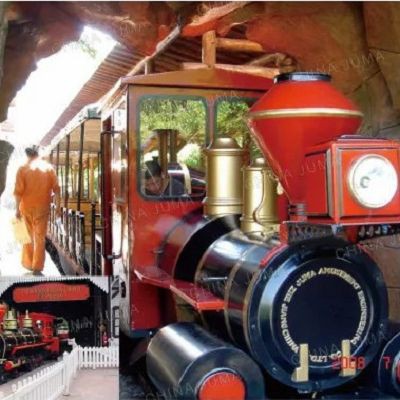 Vintage Amusement Park Trains